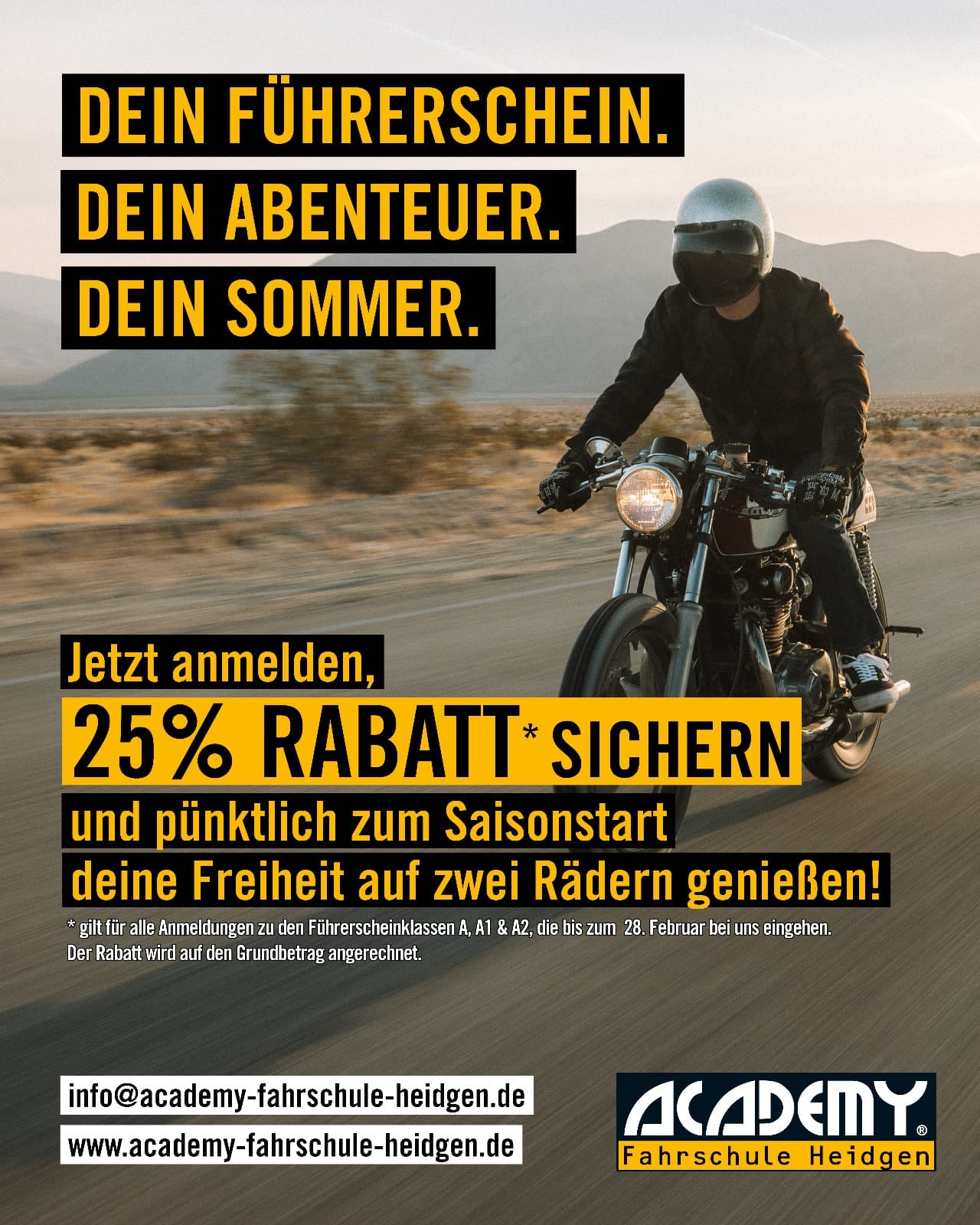 Dein Führerschein Dein Abenteuer Dein Sommer